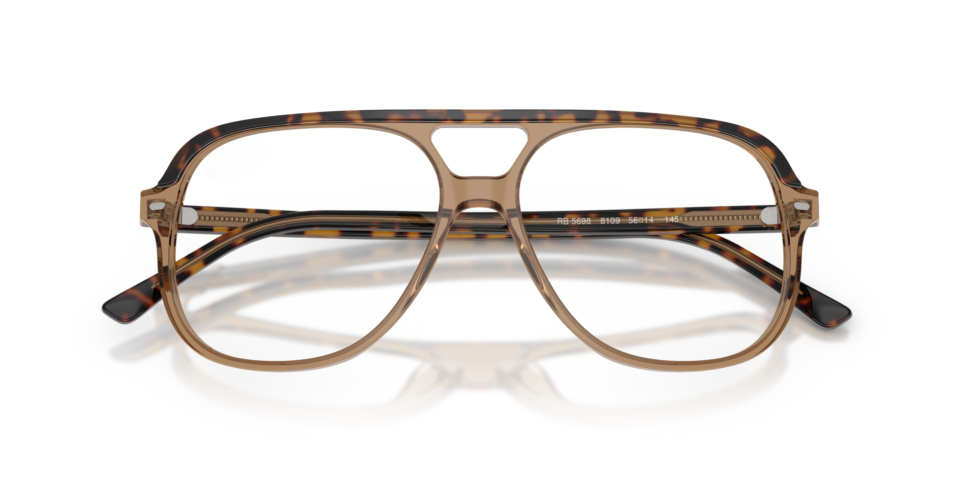 RB5698 Havana & Brown AcetateEyeglass Frames for Glasses Direct, Closed View