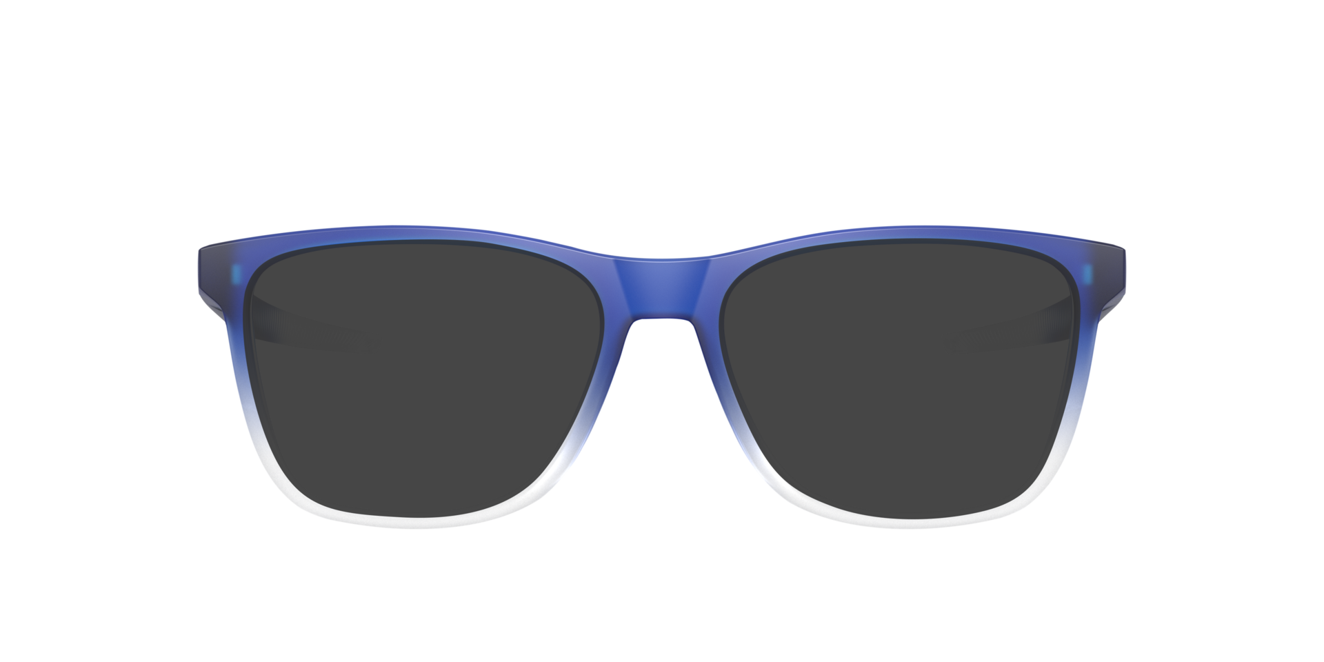 Centerboard Fathom Collection Matte Clear Crystal Blue Fade PlasticSunglass Frames for Glasses Direct, with Tinted Lenses
