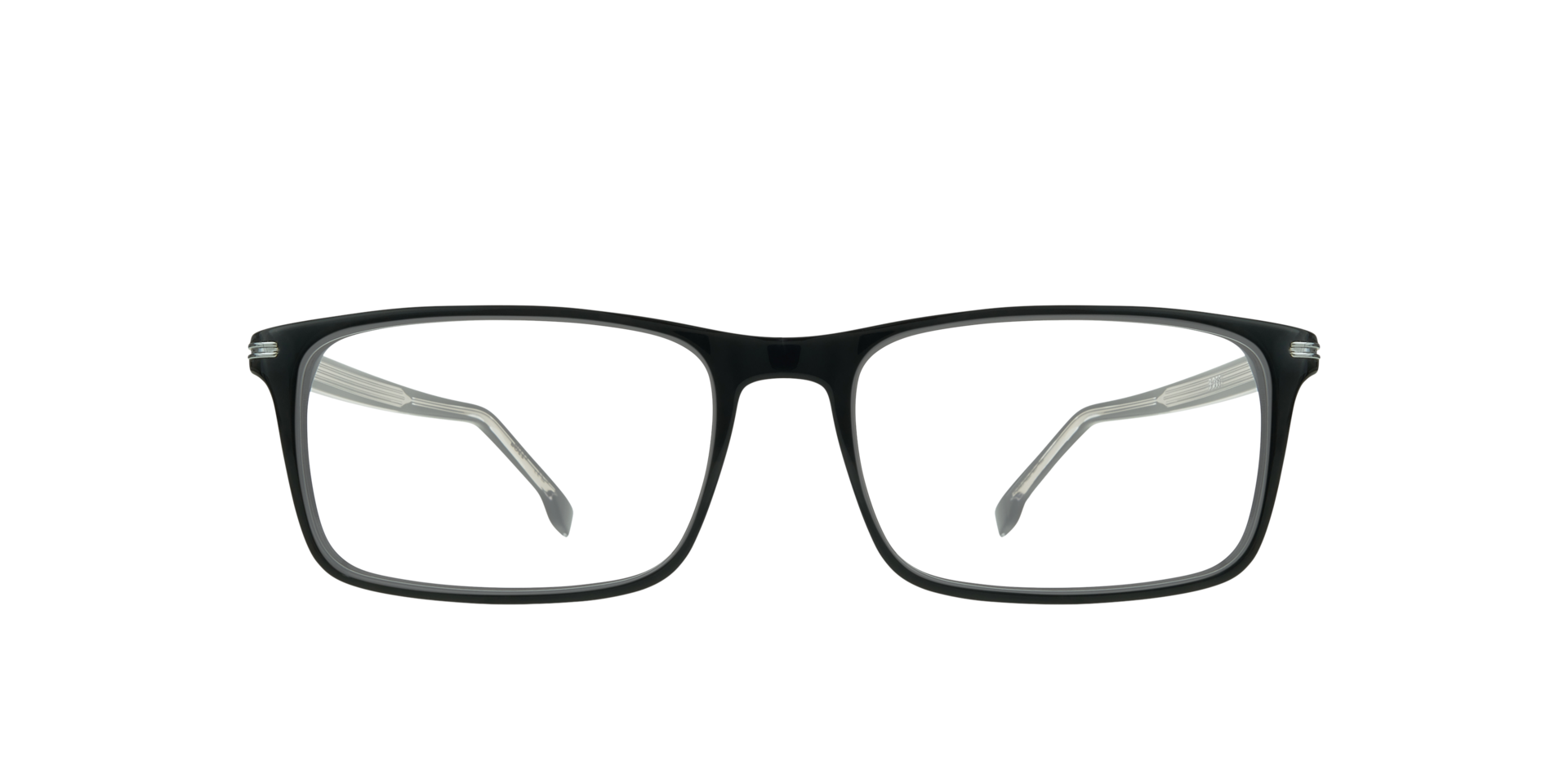 BOSS 1630 Black AcetateEyeglass Frames for Glasses Direct, Front View
