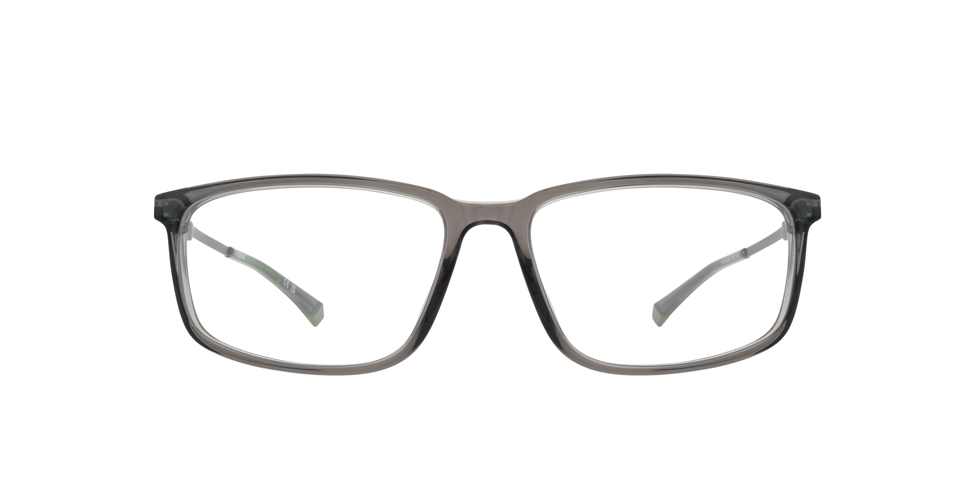 PLD D535/G Grey PlasticSunglass Frames for Glasses Direct, Front View