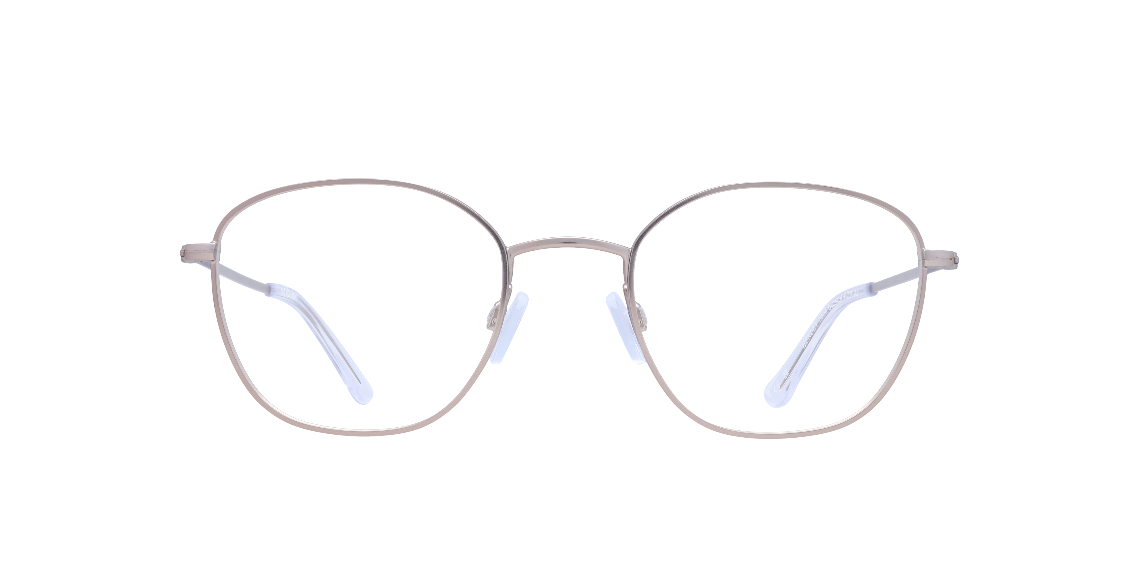 Henley Satin Gunmetal MetalEyeglass Frames for Glasses Direct, Front View