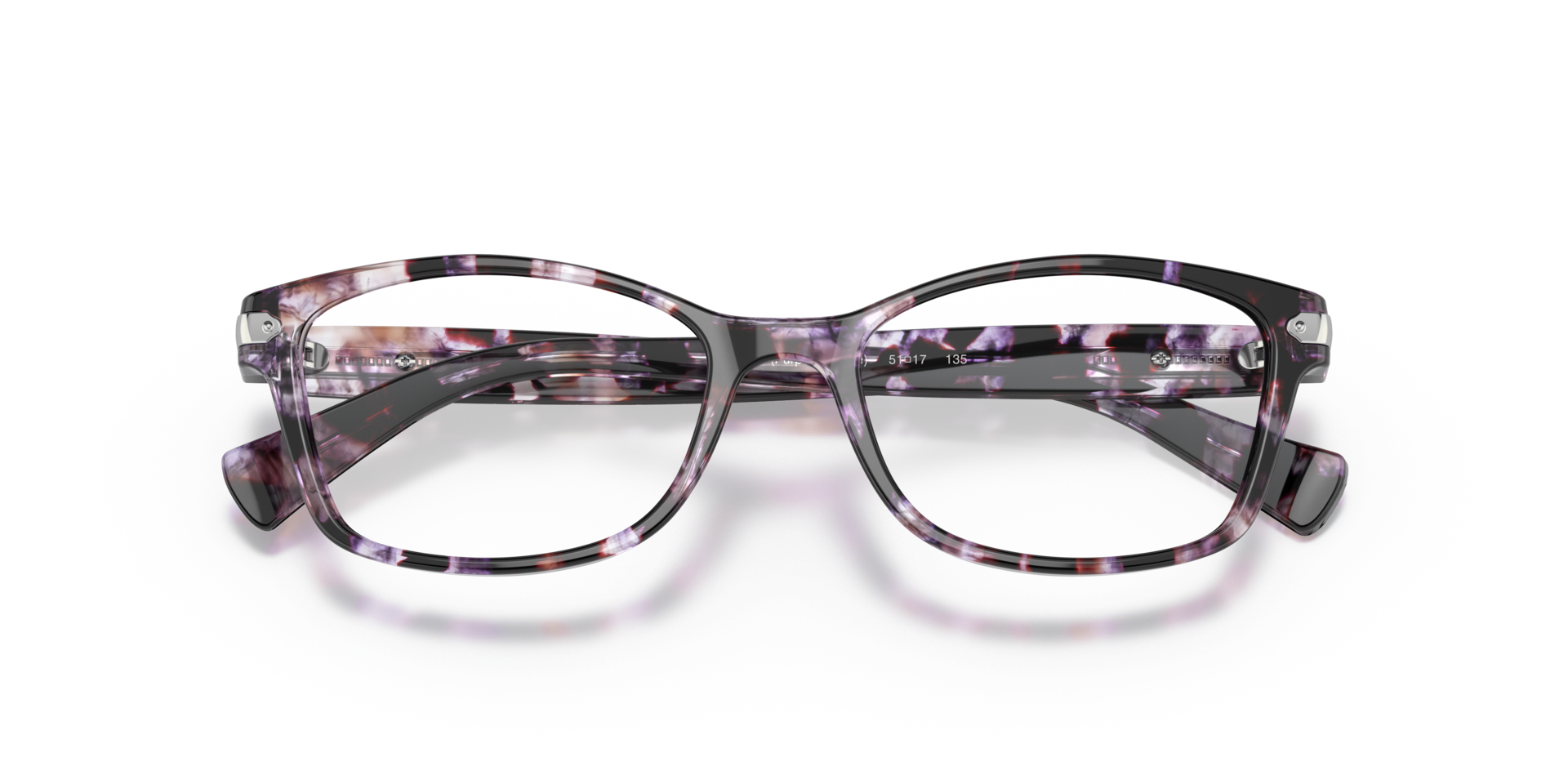 HC6065 Purple Tortoise AcetateEyeglass Frames for Glasses Direct, Closed View