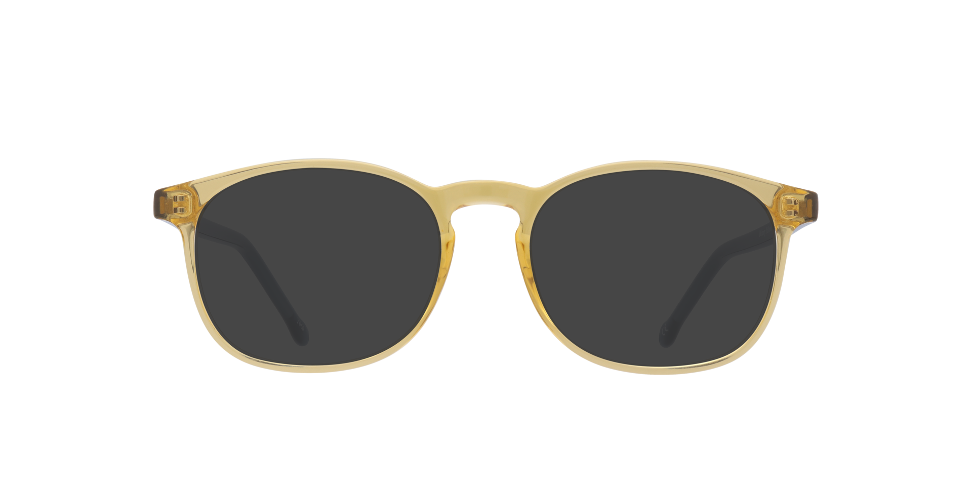 Delaney Yellow Crystal PlasticEyeglass Frames for Glasses Direct, with Tinted Lenses