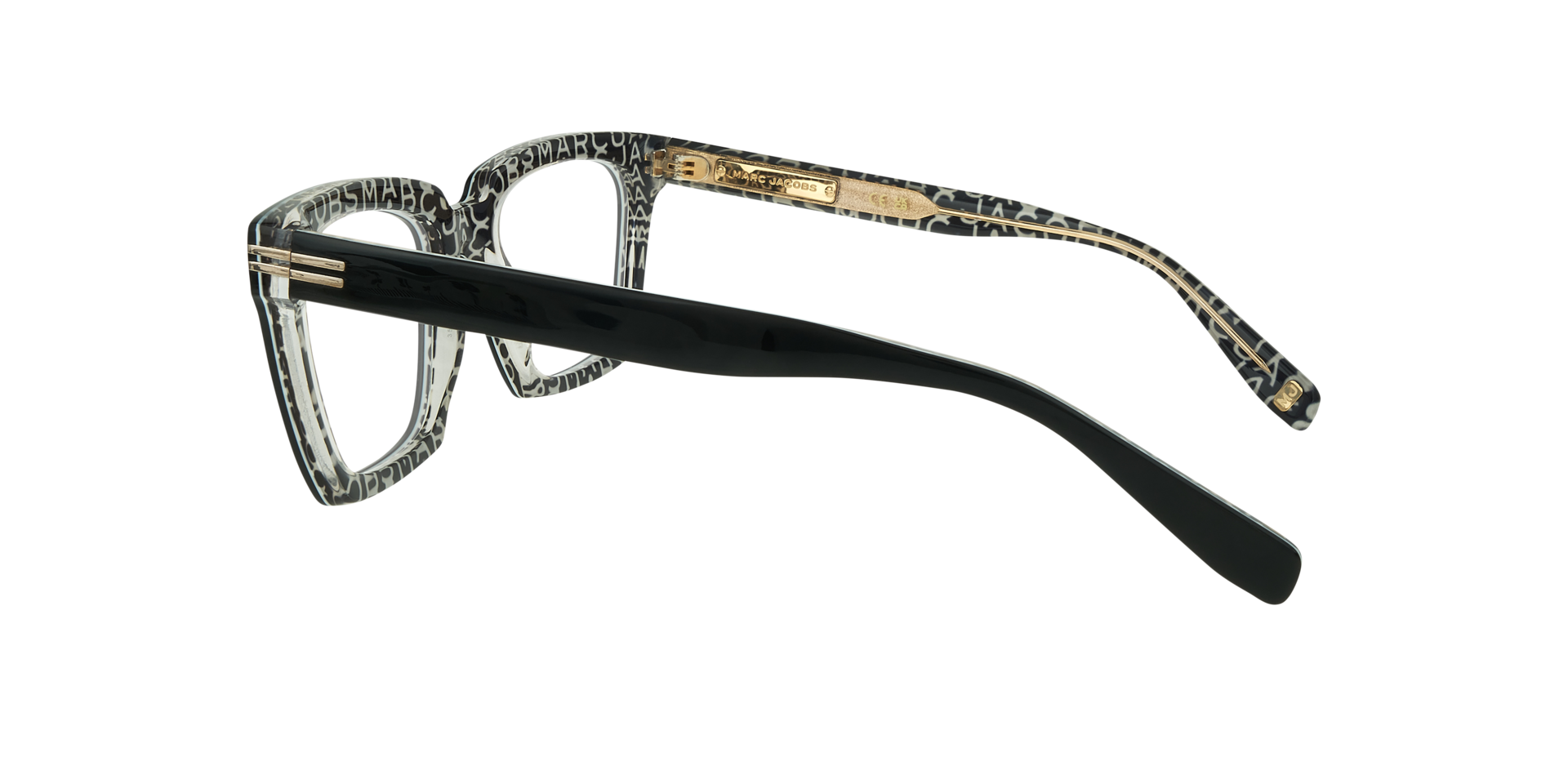 MJ 1100 Black AcetateEyeglass Frames for Glasses Direct, Side View