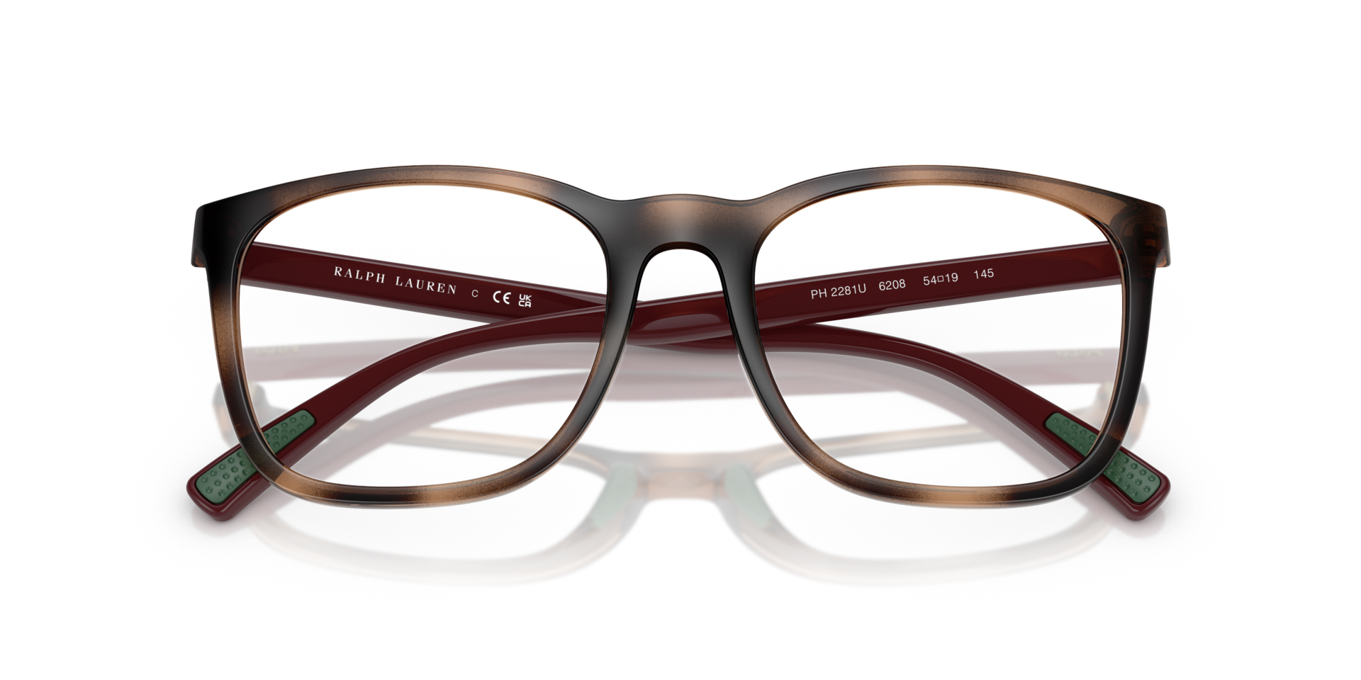 PH2281U Shiny Dark Havana PlasticEyeglass Frames for Glasses Direct, Closed View