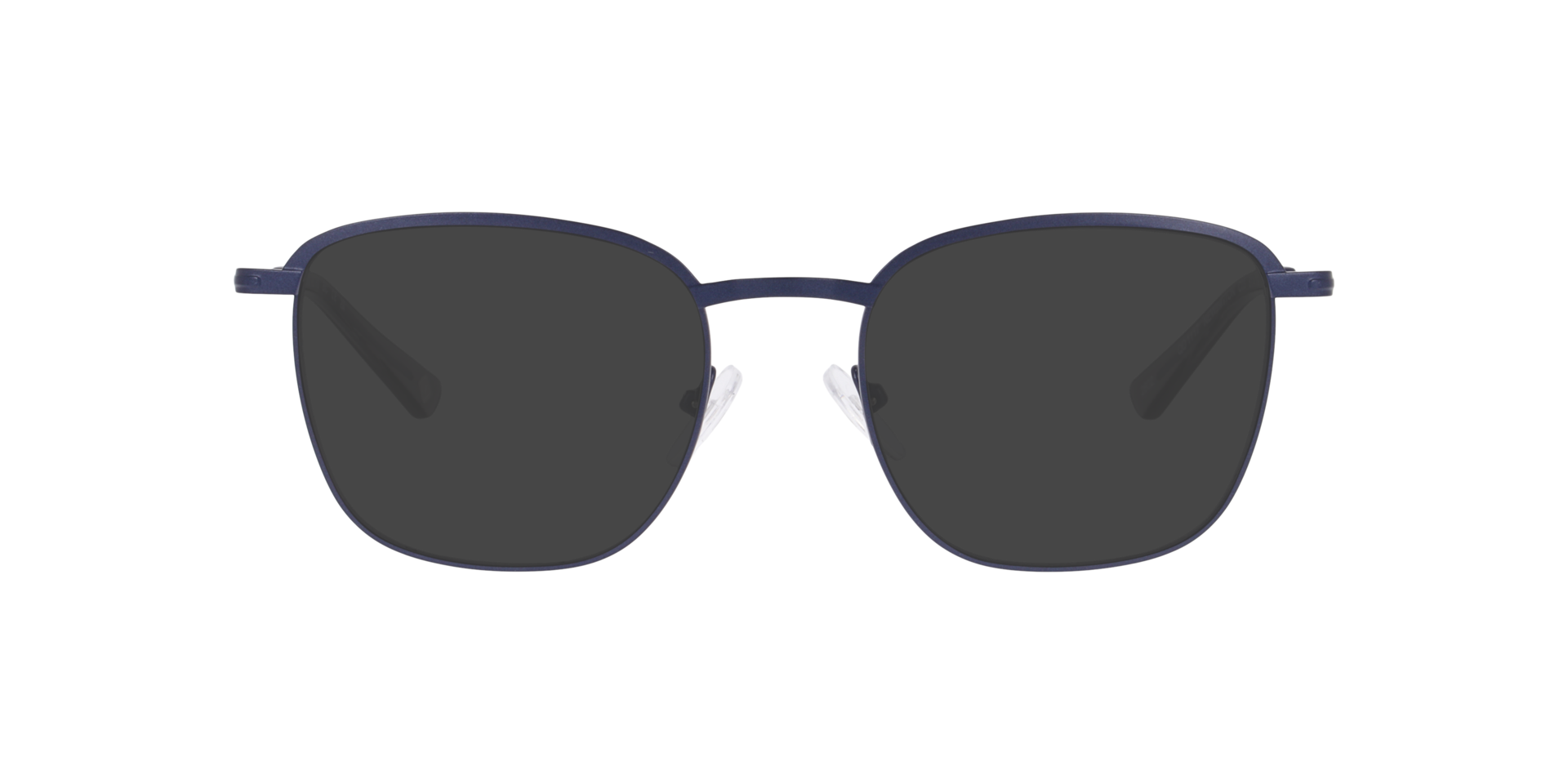 Newington Matte Dark Blue MetalEyeglass Frames for Glasses Direct, with Tinted Lenses