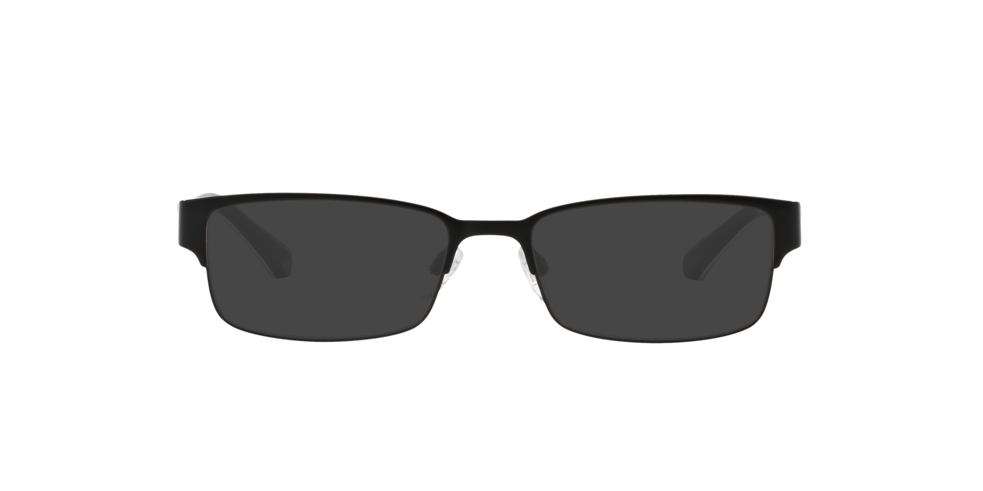 EA1036 Matte Black MetalSunglass Frames for Glasses Direct, with Tinted Lenses