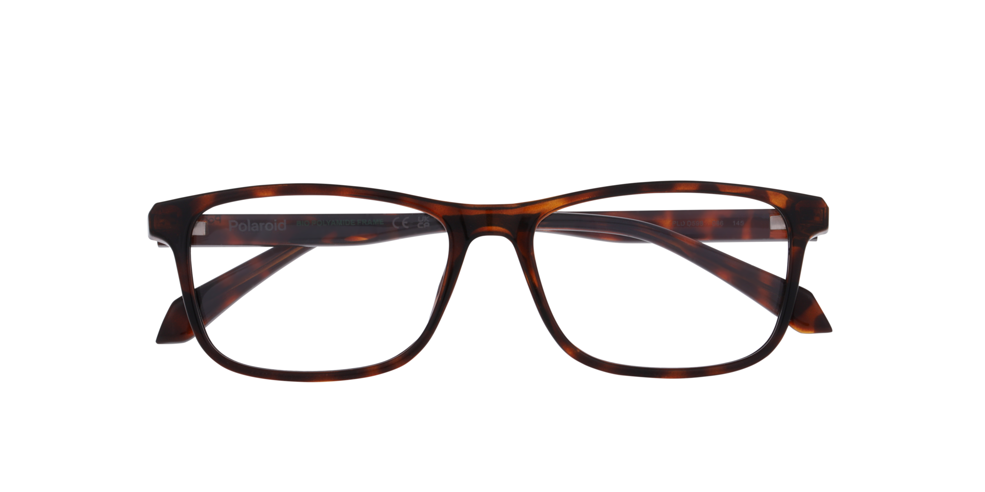PLD D598 Tortoise PlasticEyeglass Frames for Glasses Direct, Closed View