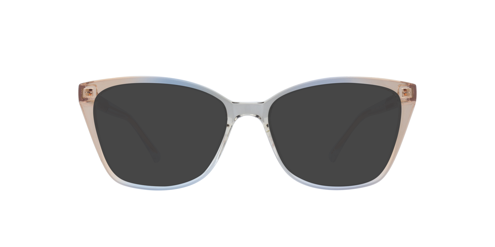 Holden Gradient Brown Grey PlasticEyeglass Frames for Glasses Direct, with Tinted Lenses
