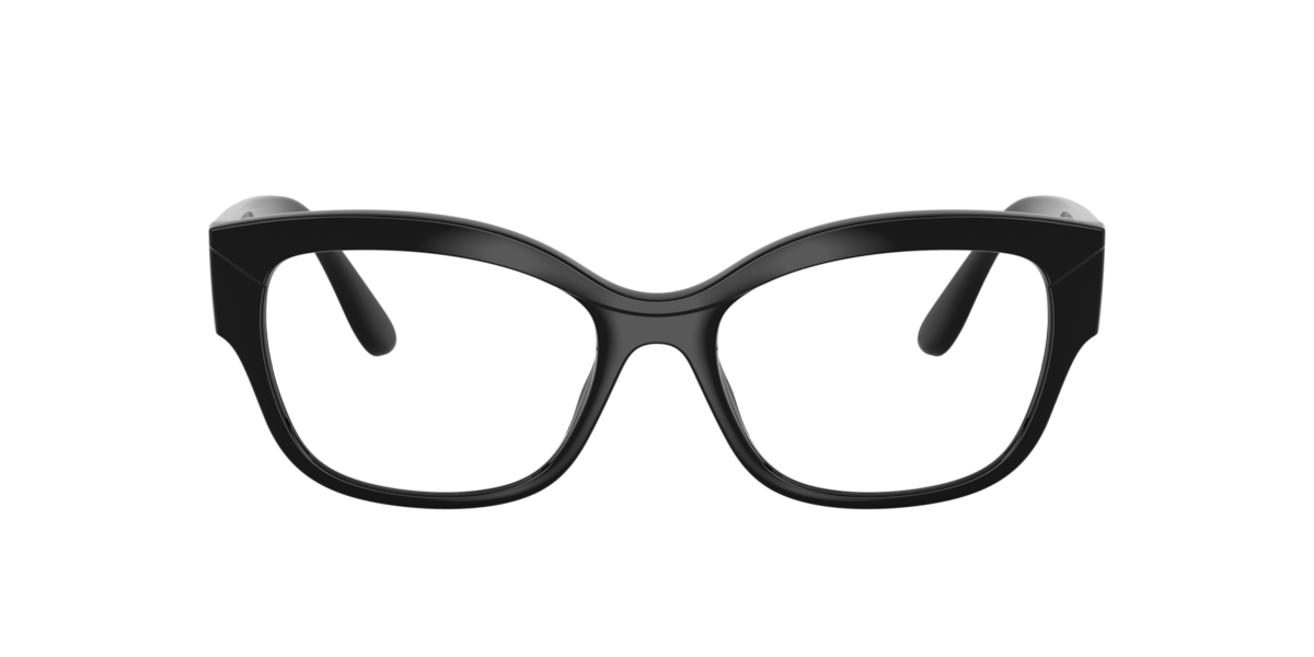 Vogue Eyewear Women's Black Pillow Plastic Eyeglasses Online - Full Rim - Vo5635u