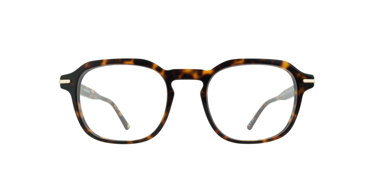 London Retro Men's Havana Square Acetate Eyeglasses Online - Full Rim - Joel
