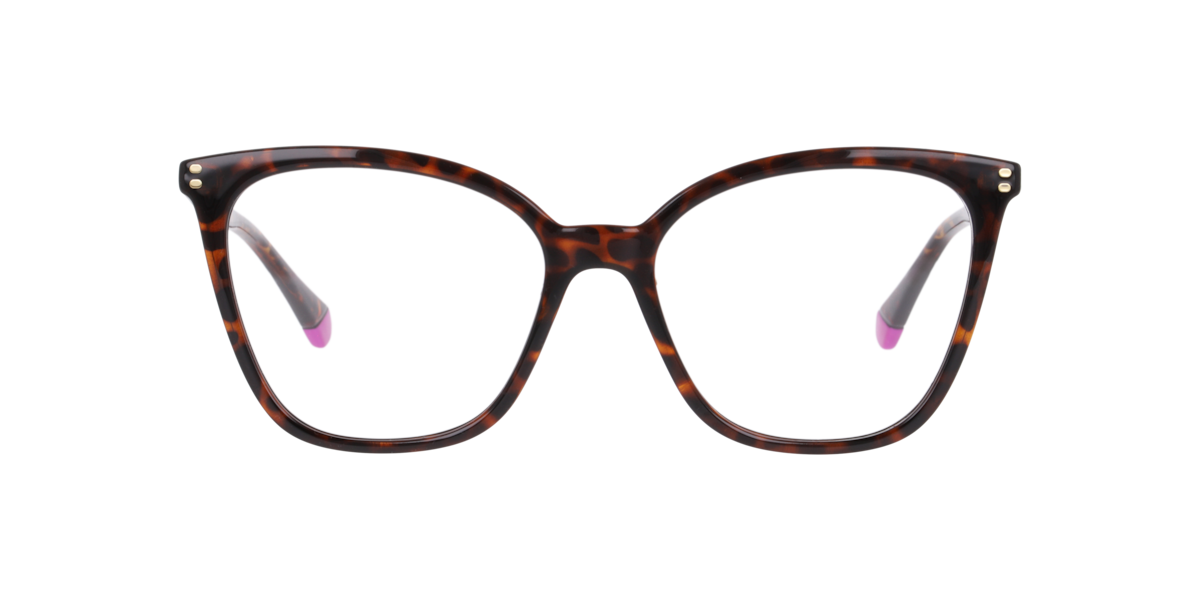 Tortoise cat-eye Plastic eyeglasses Online - Full Rim - PLD D579