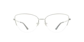 Silver/Black Lucia -  Metal Glasses