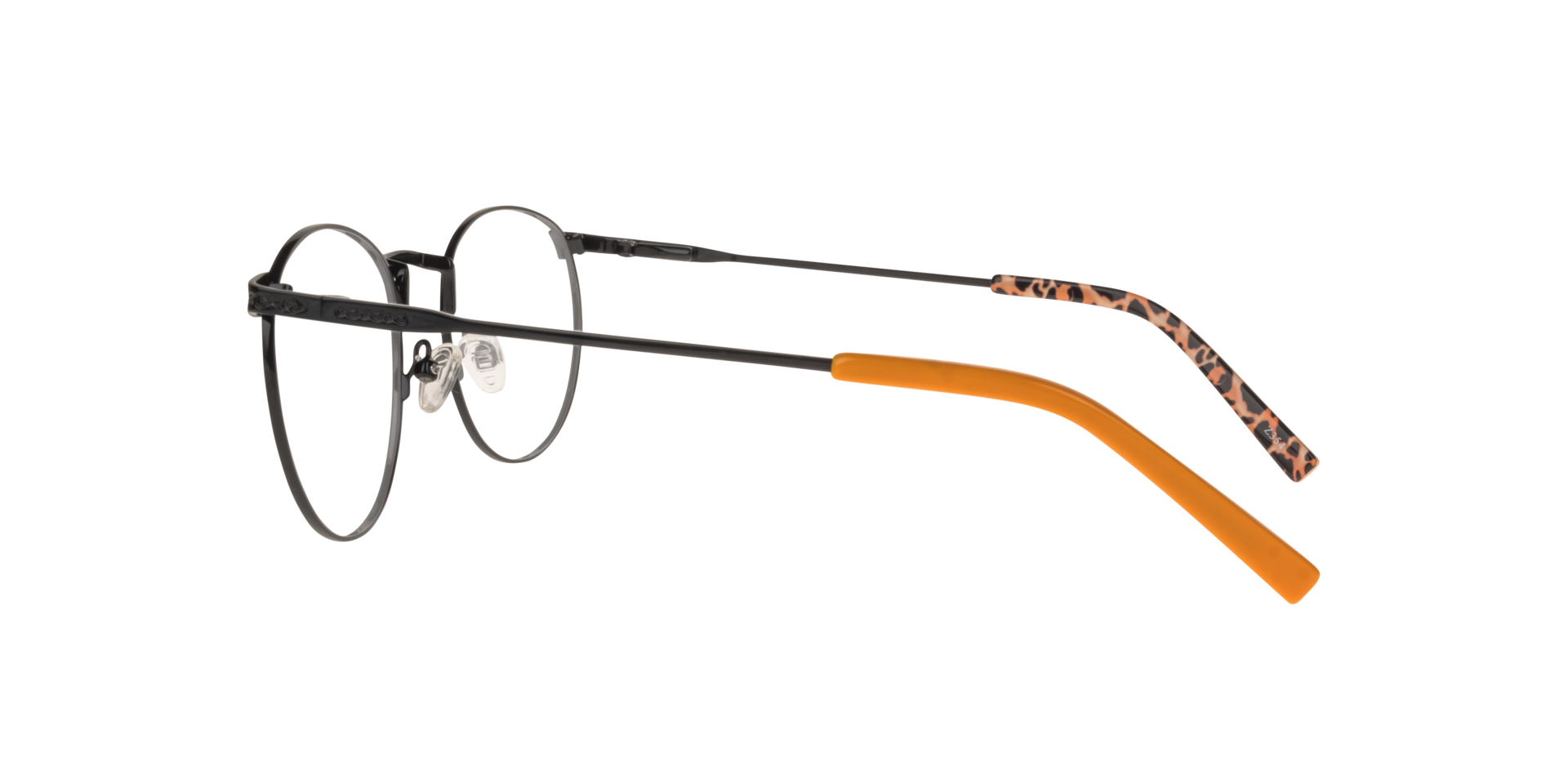 Heath Black MetalEyeglass Frames for Glasses Direct, Side View