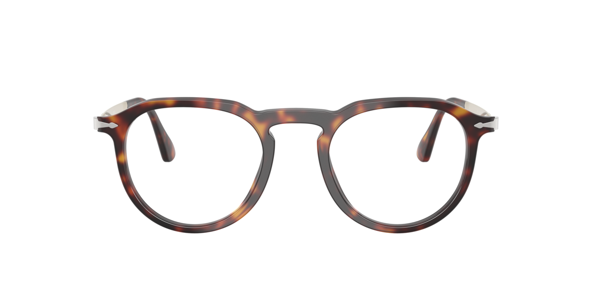 Persol Unisex Havana Pillow Acetate Eyeglasses Online - Full Rim - Po3387v