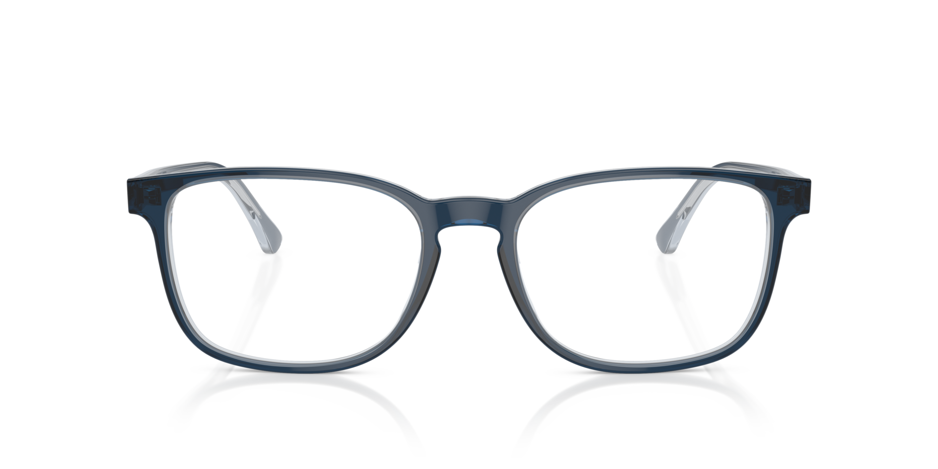 RB5418 Blue On Transparent Blue AcetateSunglass Frames for Glasses Direct, Front View