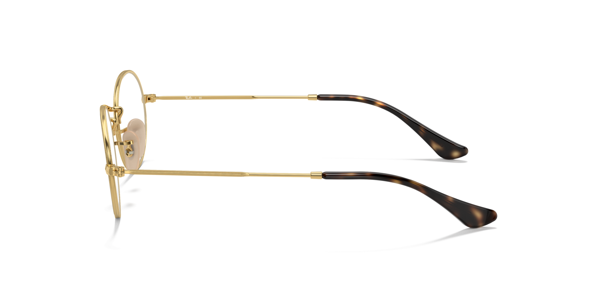 RB3547V Arista Gold MetalEyeglass Frames for Glasses Direct, Side View