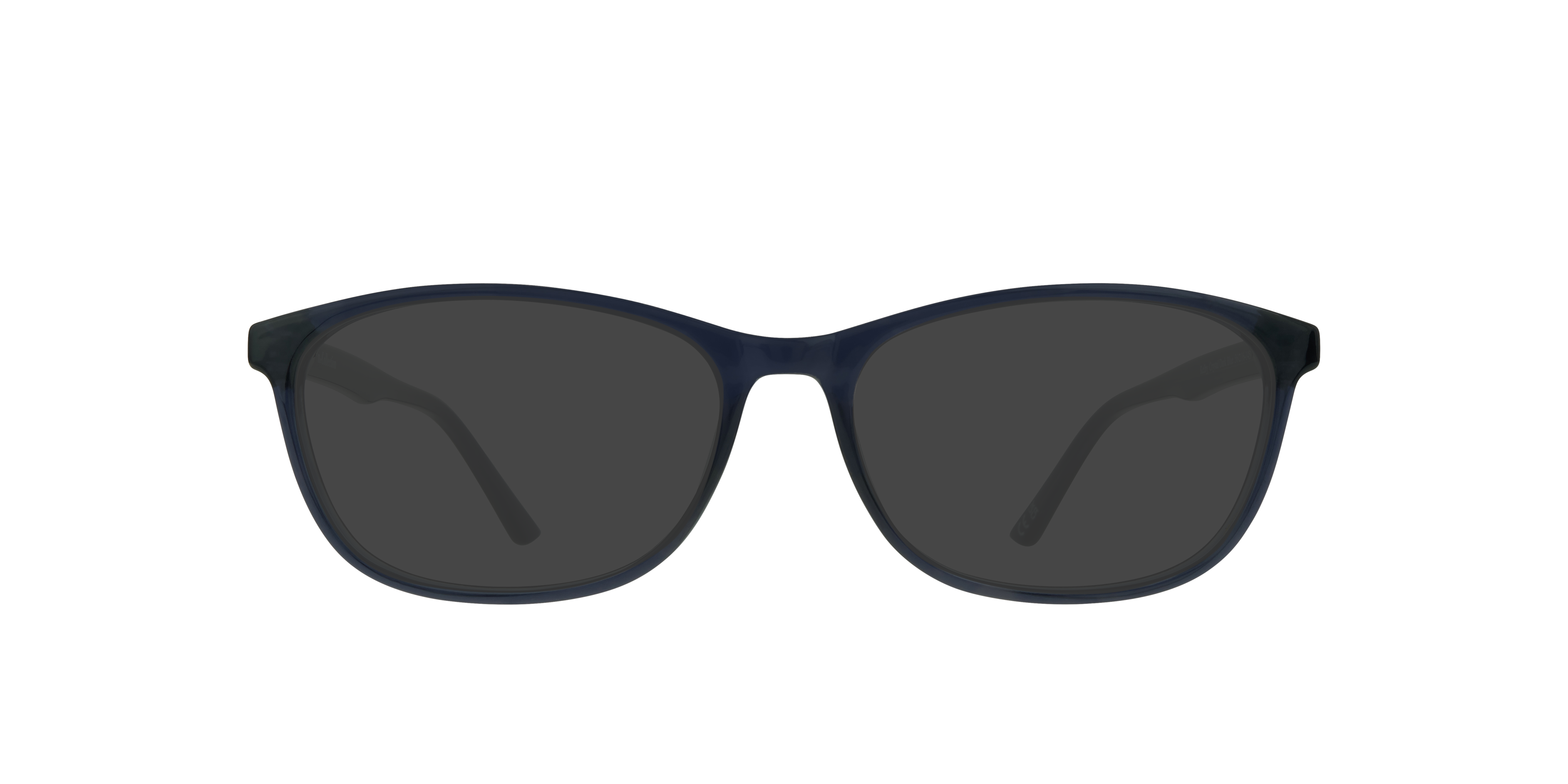 Kelby Crystal Dark Blue PlasticEyeglass Frames for Glasses Direct, with Tinted Lenses