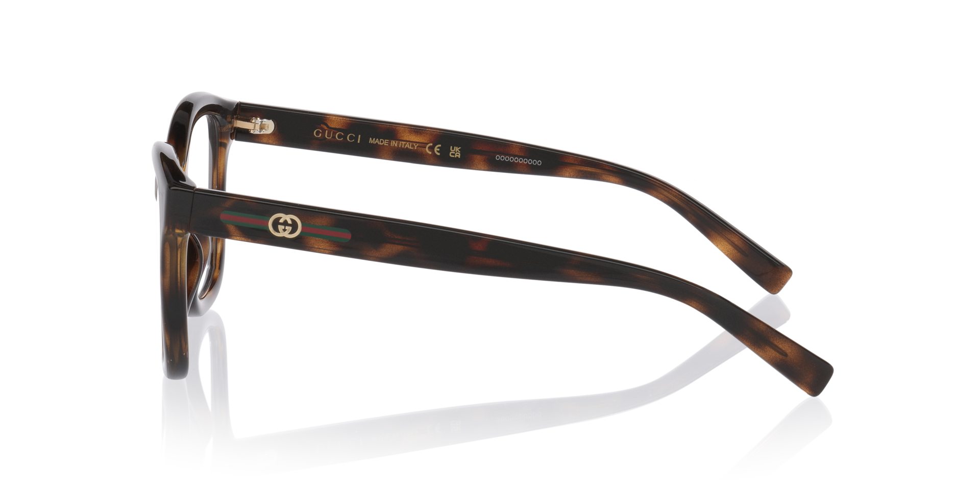 GG2104O Tortoise PlasticEyeglass Frames for Glasses Direct, Side View