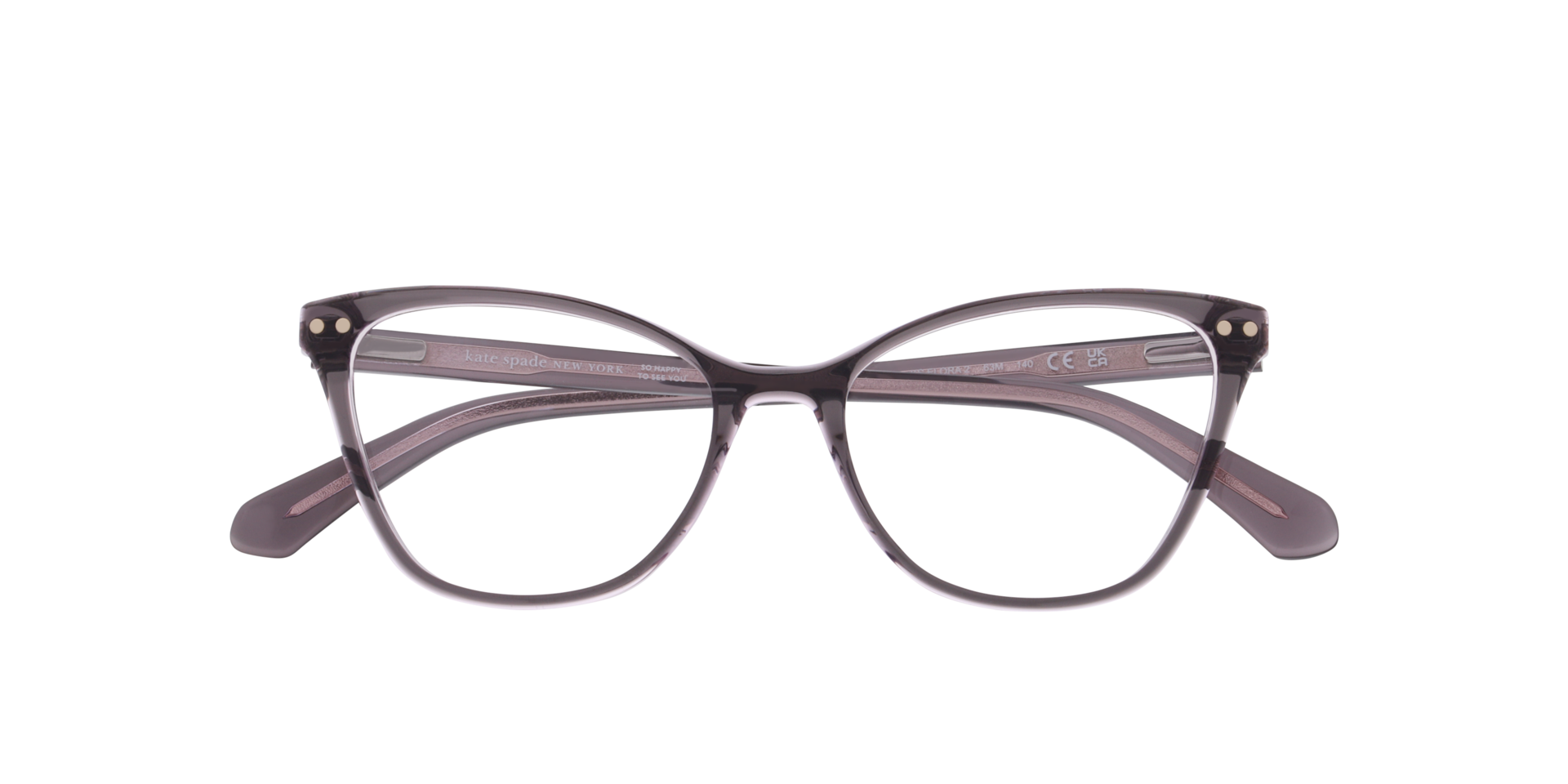 KS ELORA 2 Pink AcetateEyeglass Frames for Glasses Direct, Closed View