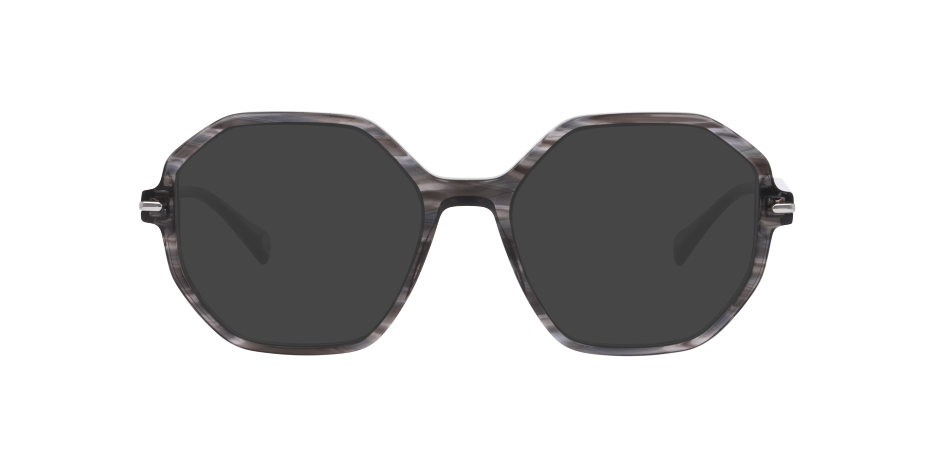 New Barnet Stripped Grey AcetateEyeglass Frames for Glasses Direct, with Tinted Lenses