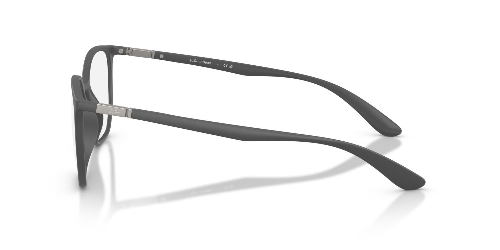 RB7397 Sand Grey PlasticEyeglass Frames for Glasses Direct, Side View