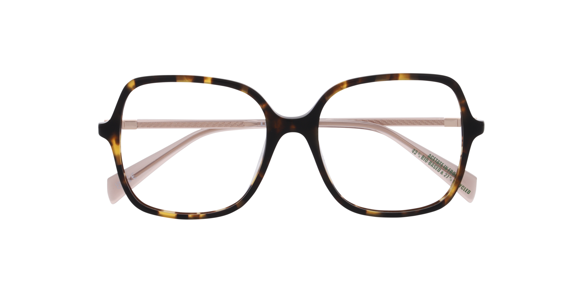 LV 1107 Tortoise Brown AcetateEyeglass Frames for Glasses Direct, Closed View