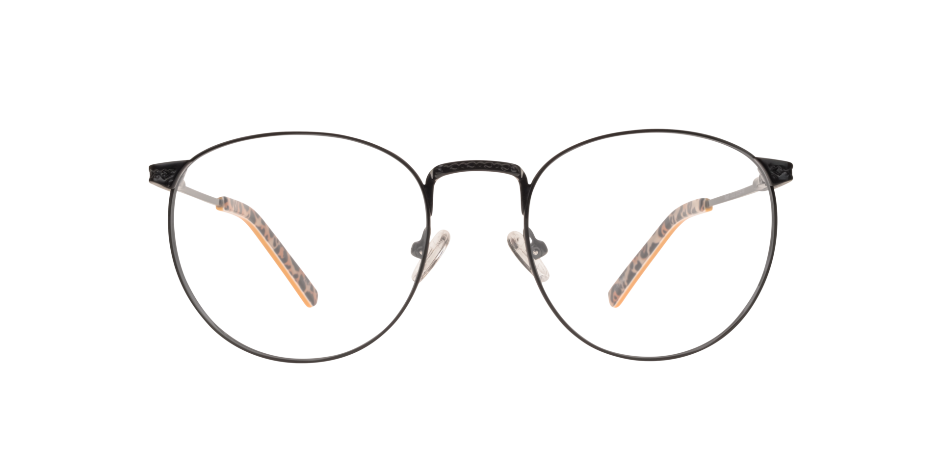 Heath Black MetalEyeglass Frames for Glasses Direct, Front View