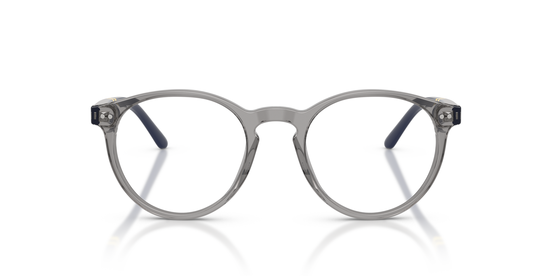 PH2297 Shiny Transparent Grey AcetateEyeglass Frames for Glasses Direct, Front View