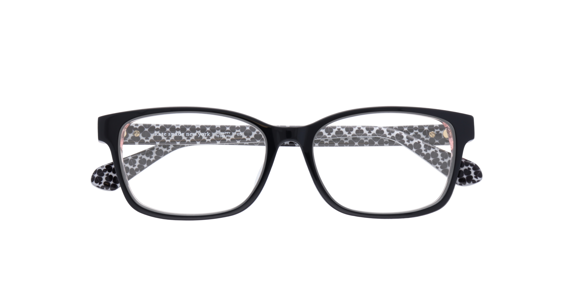 Kariane/F Black & White AcetateEyeglass Frames for Glasses Direct, Closed View