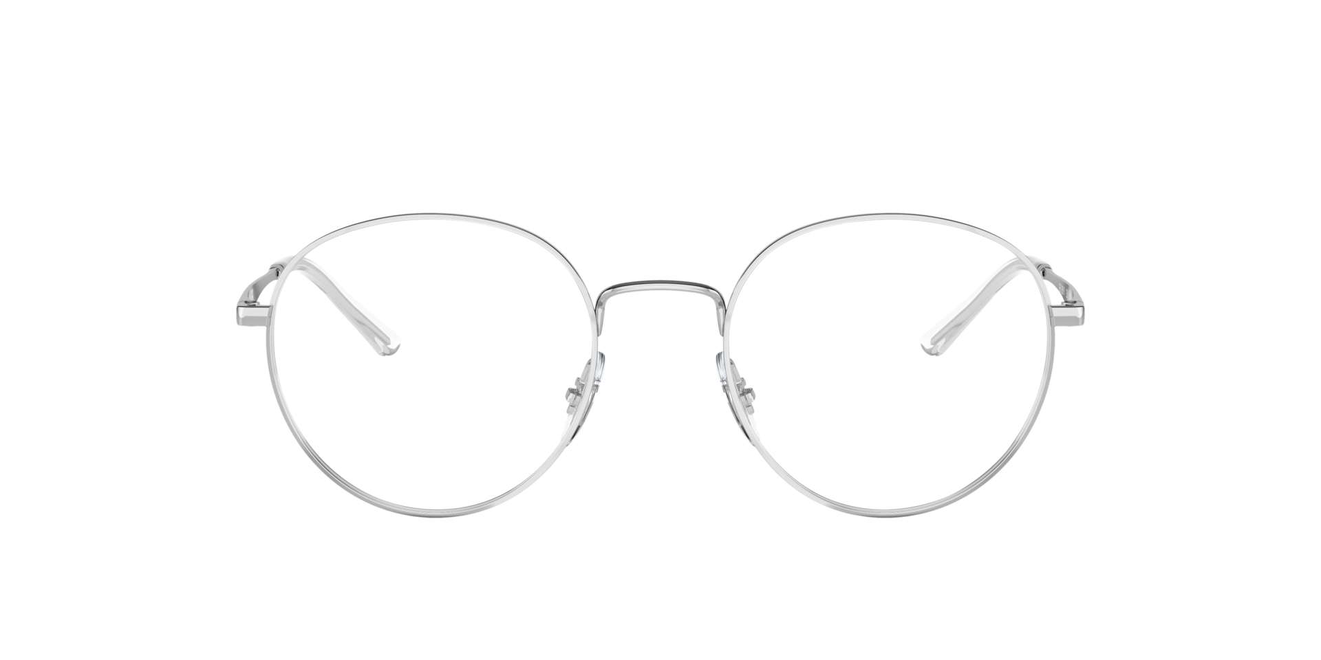 RB3681V Silver MetalEyeglass Frames for Glasses Direct, Front View