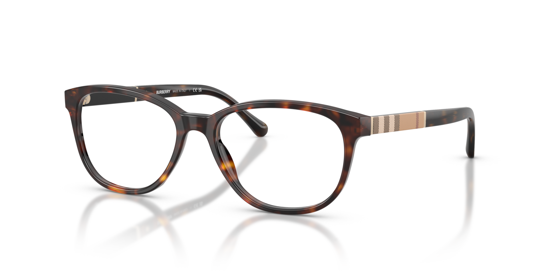 BE2172 Dark Havana AcetateEyeglass Frames for Glasses Direct, Angle View