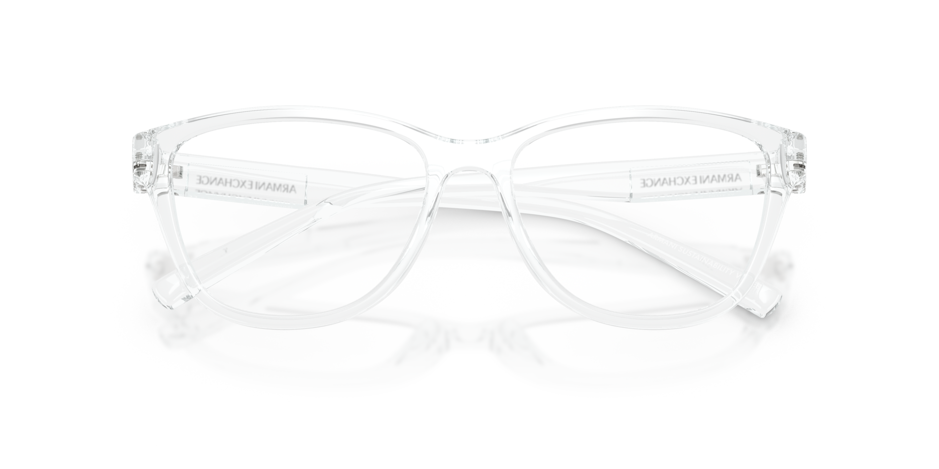 AX3111U Shiny Crystal PlasticEyeglass Frames for Glasses Direct, Closed View