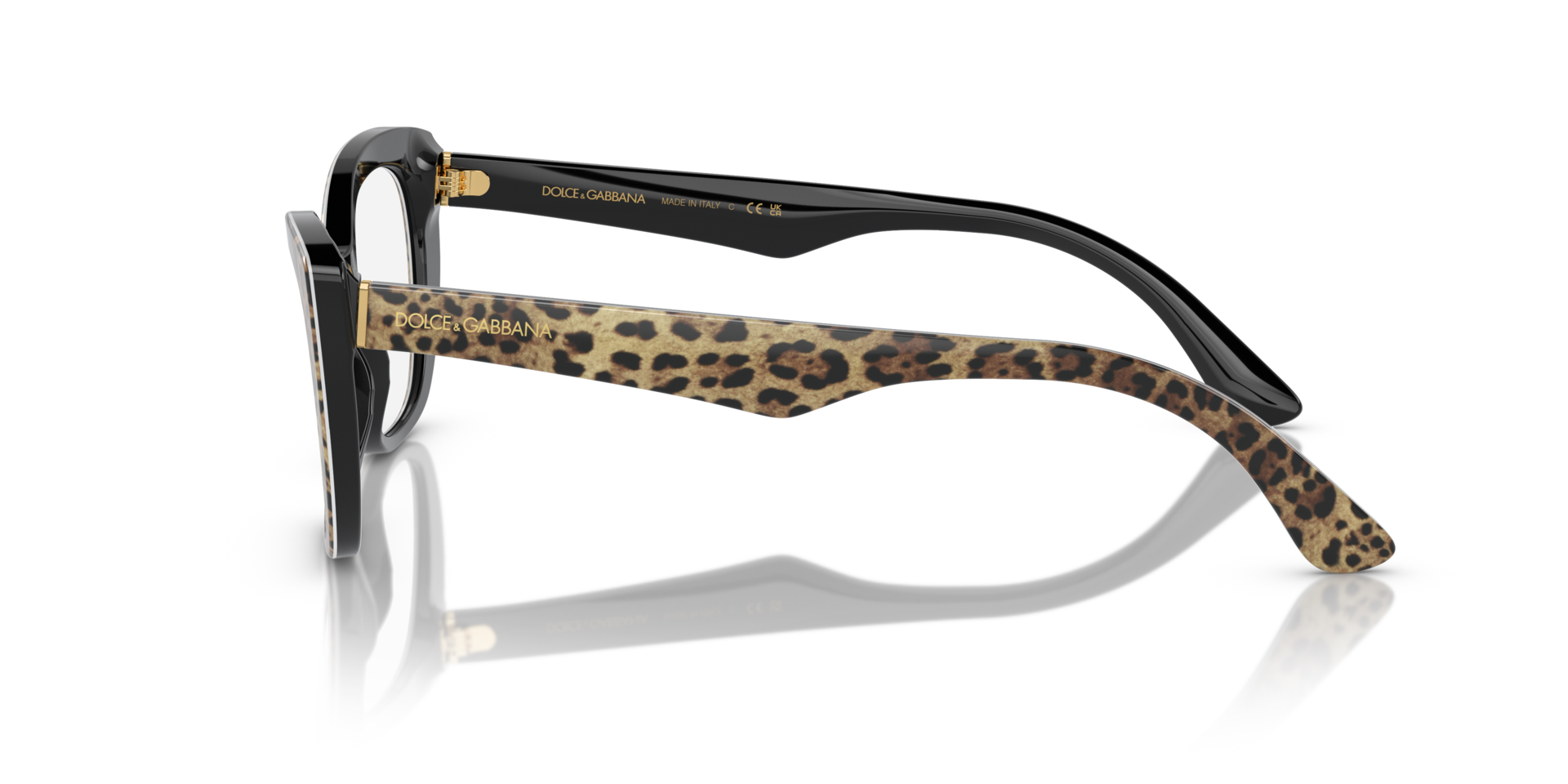 DG3360 Leo Brown & Black AcetateEyeglass Frames for Glasses Direct, Side View