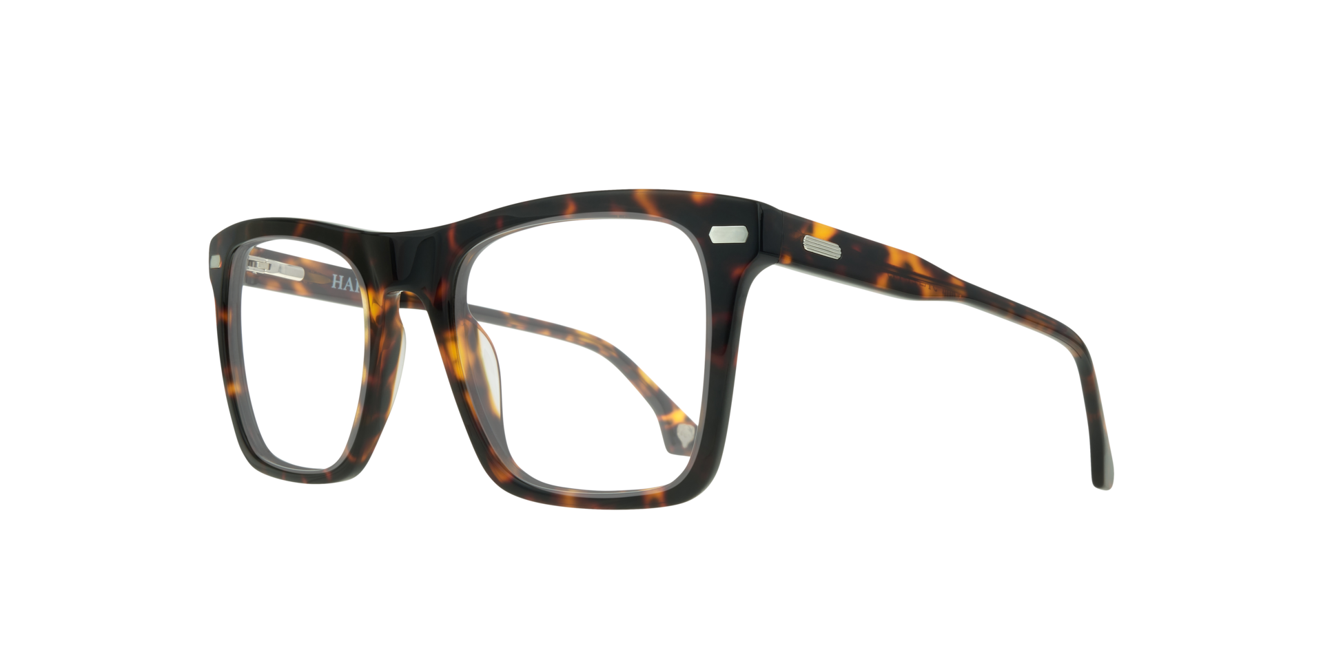 Jagger Havana AcetateEyeglass Frames for Glasses Direct, Angle View