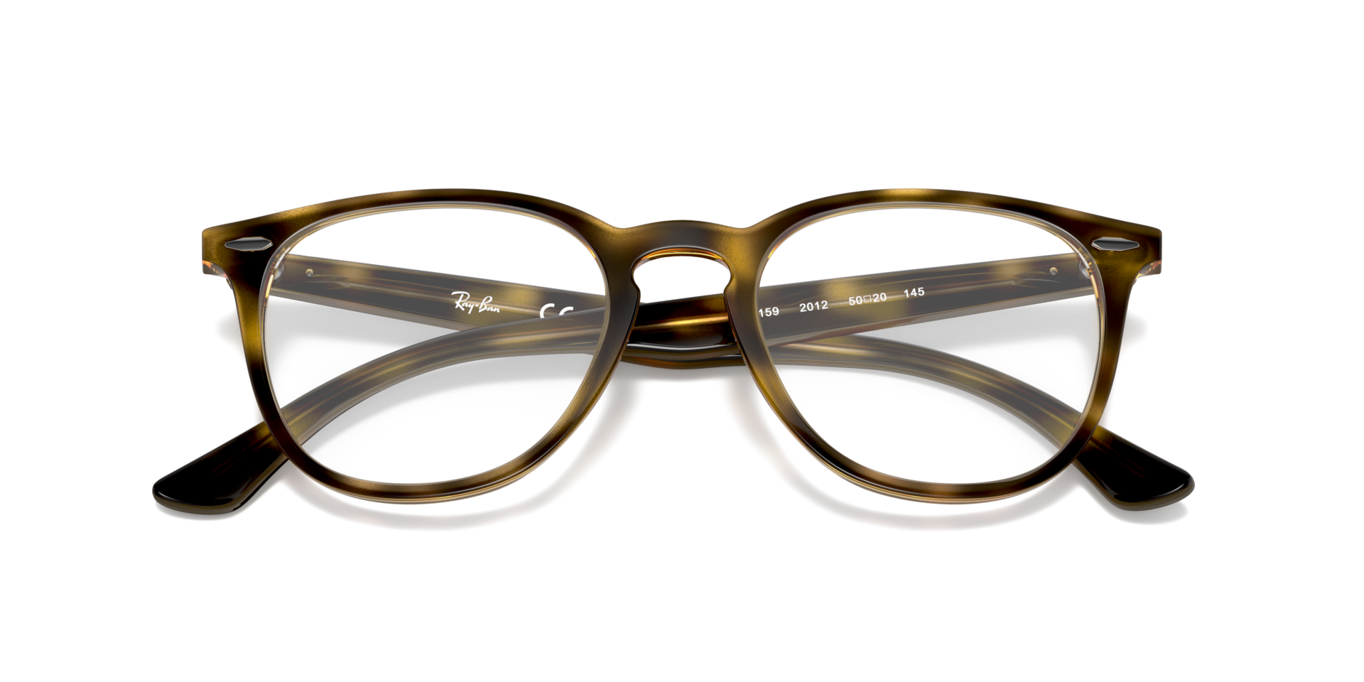 RB7159 Optics Havana PlasticEyeglass Frames for Glasses Direct, Closed View