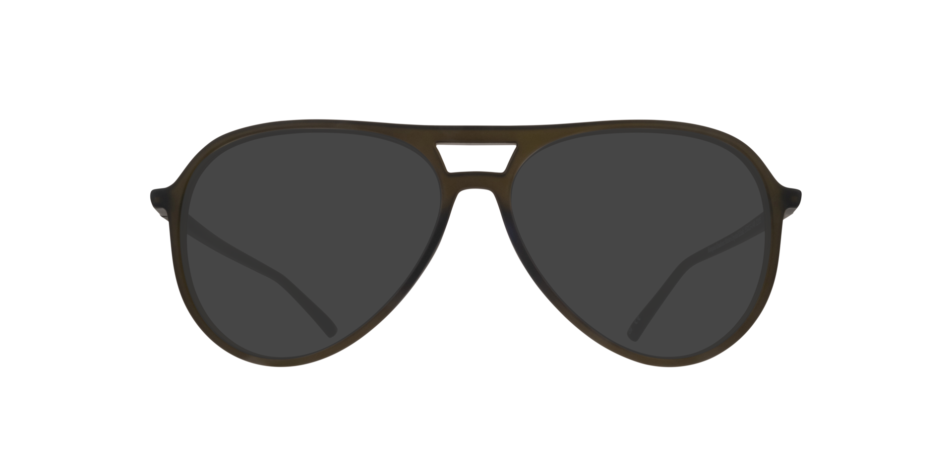 Harquin Matte Crystal Khaki PlasticSunglass Frames for Glasses Direct, with Tinted Lenses