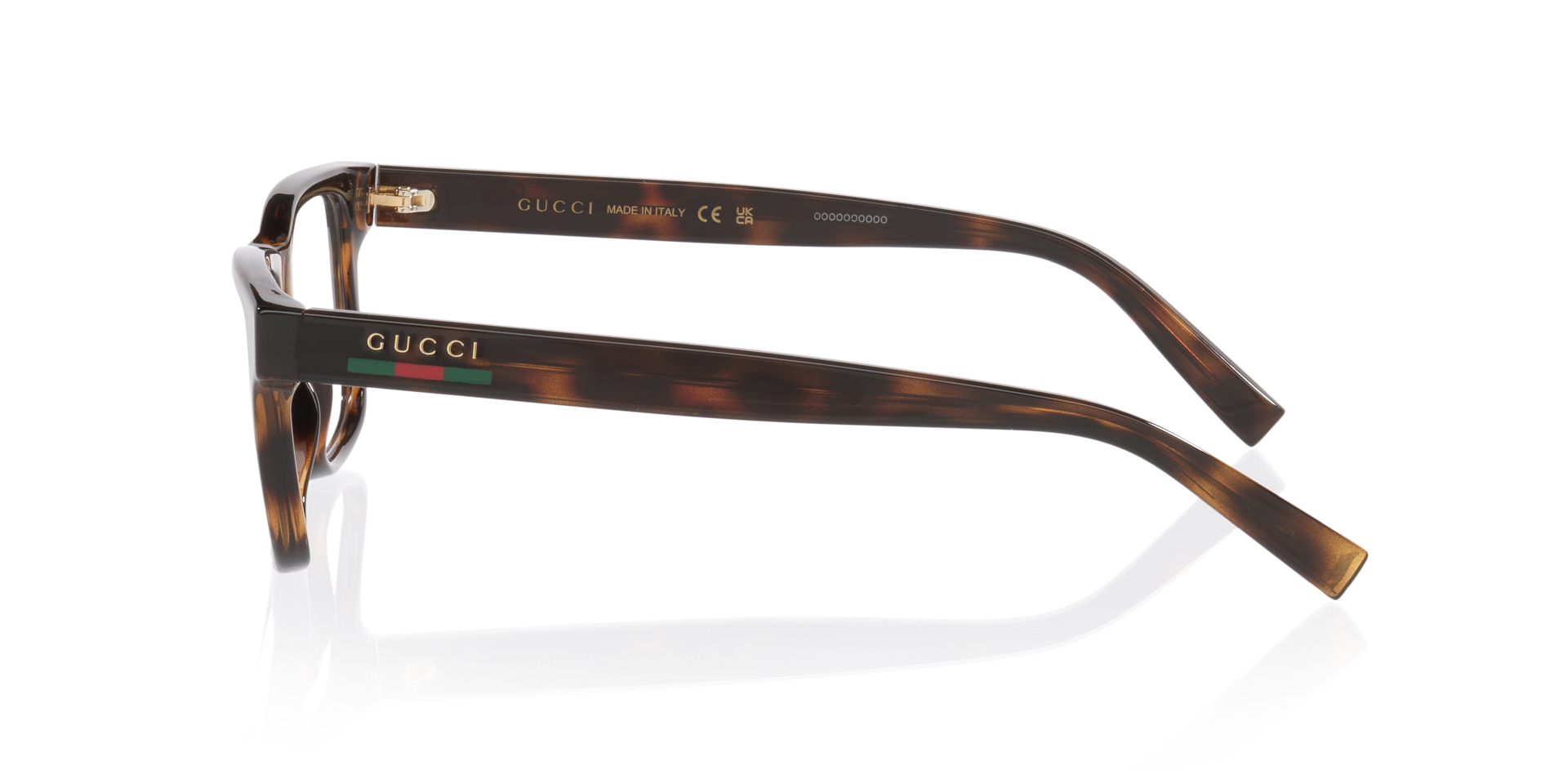 GG1987O Tortoise PlasticEyeglass Frames for Glasses Direct, Side View