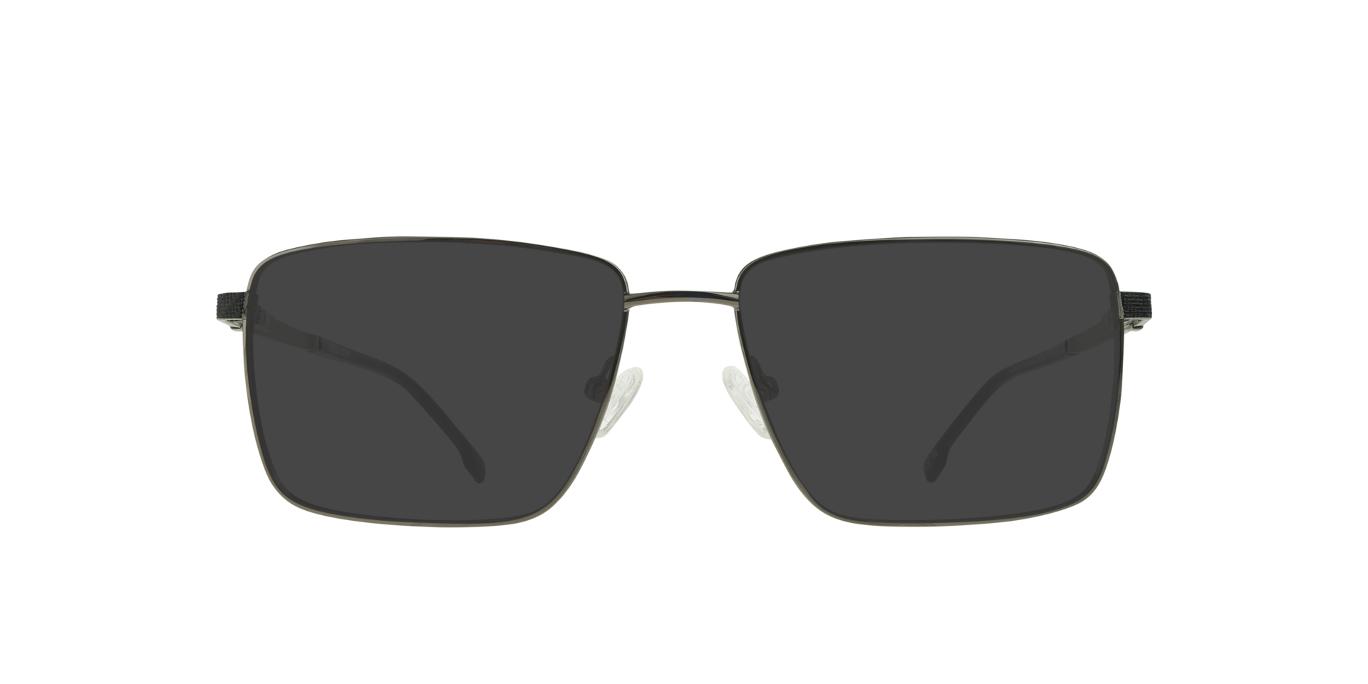 Lincoln Gunmetal & Black MetalEyeglass Frames for Glasses Direct, with Tinted Lenses