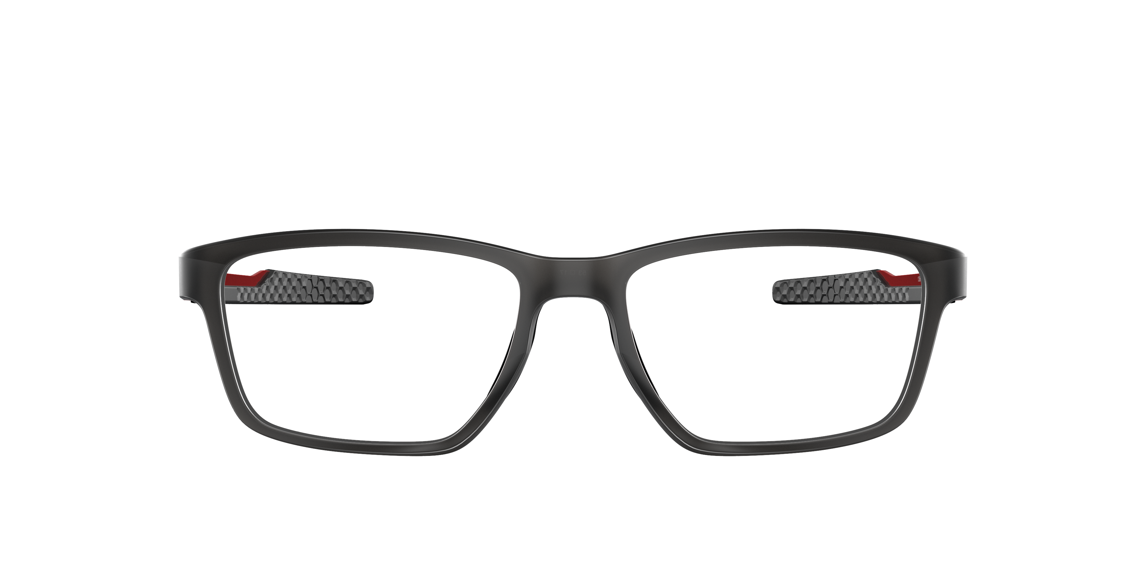 Glasses Direct ™ -Metalink - Rectangle Satin Black Frame Glasses