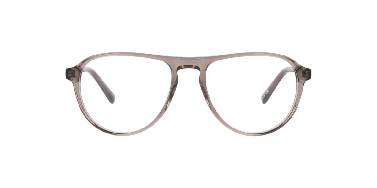 Scout Men's Crystal Grey Pilot Acetate Eyeglasses Online - Full Rim - Marcus