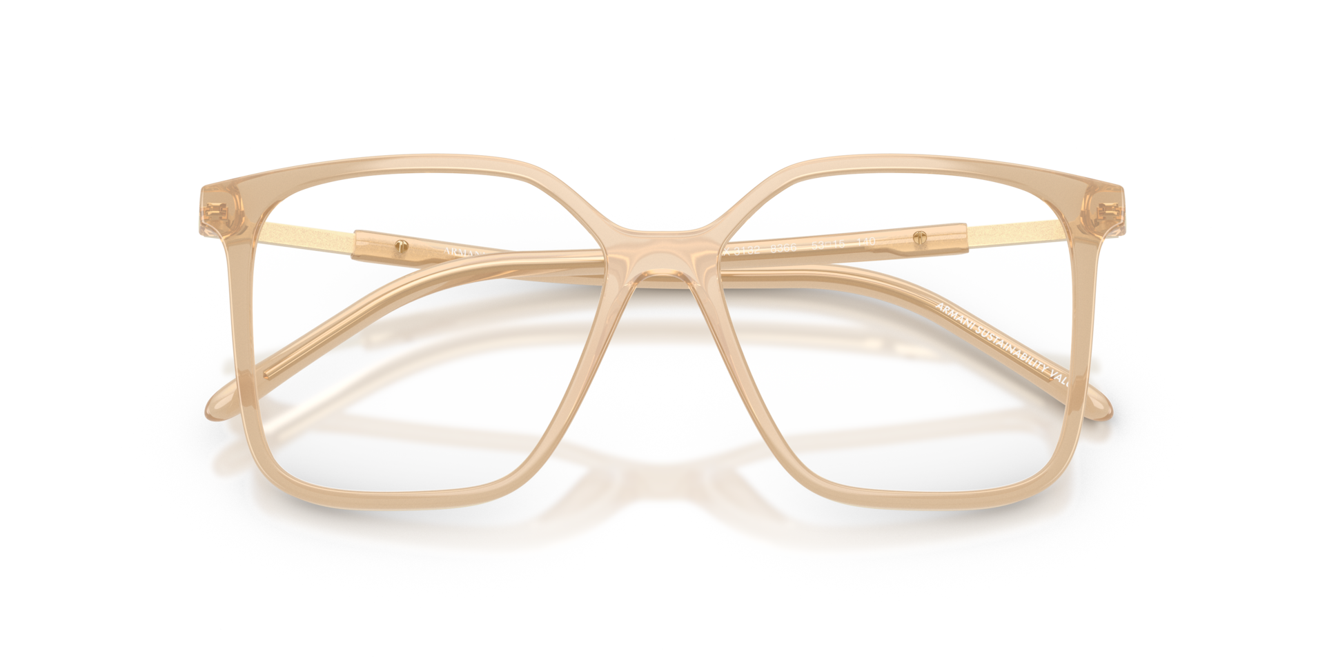 AX3132 Shiny Opal Tundra PlasticEyeglass Frames for Glasses Direct, Closed View
