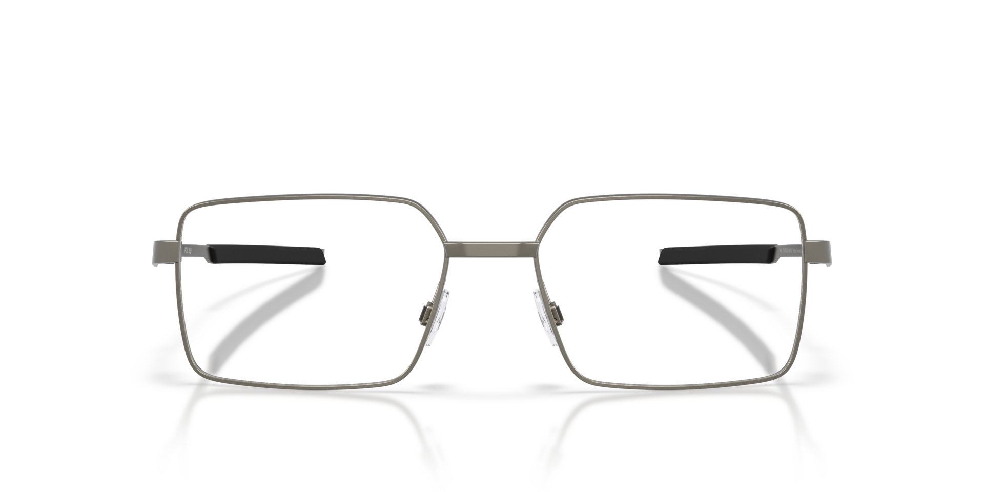 Foil SQ Matte Gunmetal MetalEyeglass Frames for Glasses Direct, Front View