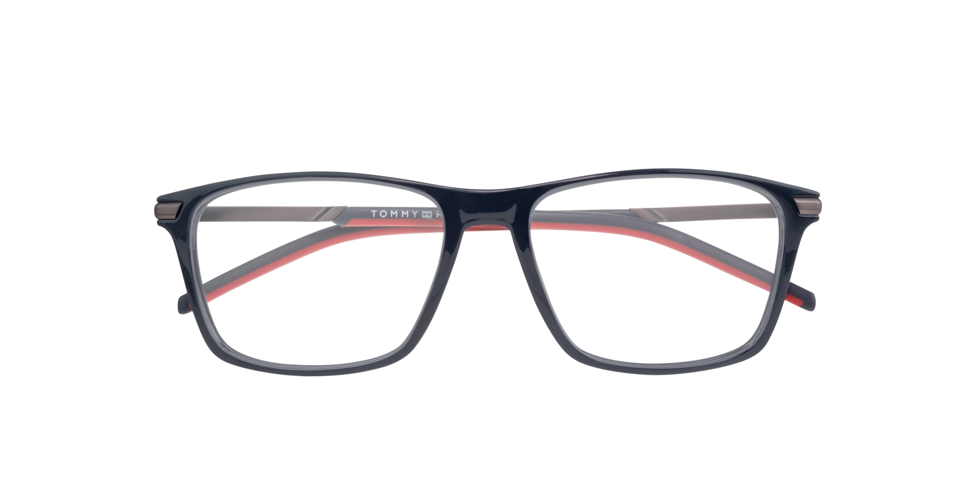 TH 1995 Blue PlasticEyeglass Frames for Glasses Direct, Closed View