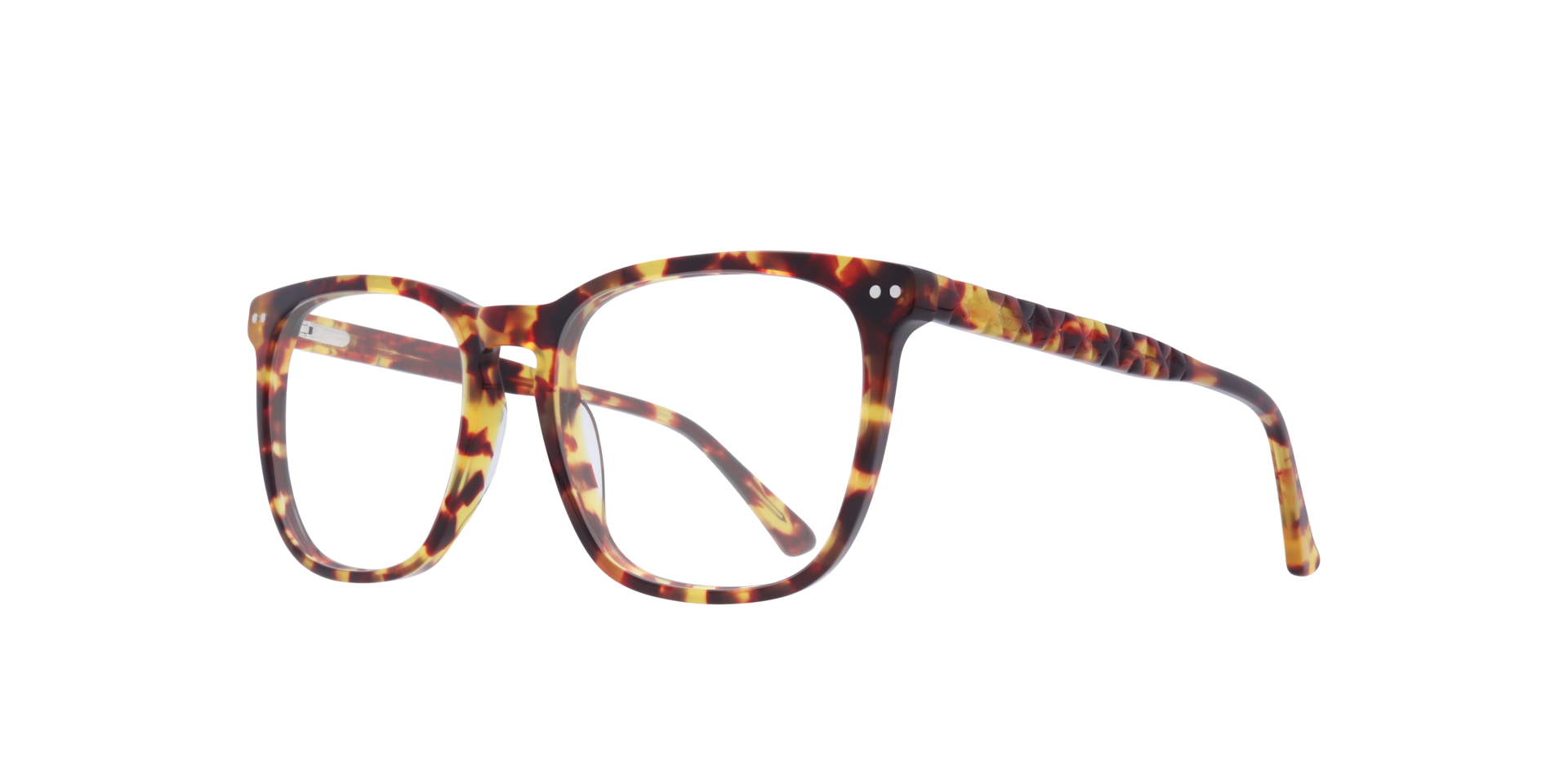 Elsie Spotty Havana AcetateEyeglass Frames for Glasses Direct, Angle View