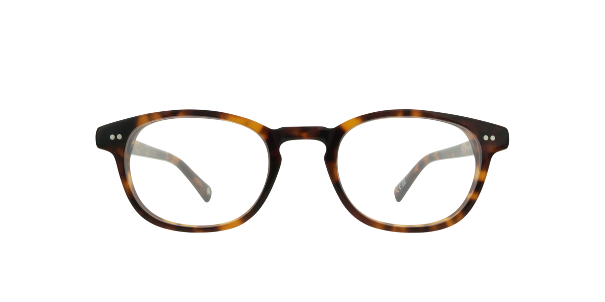 London Retro Men's Havana Rectangle Acetate Eyeglasses Online - Full Rim - Walt