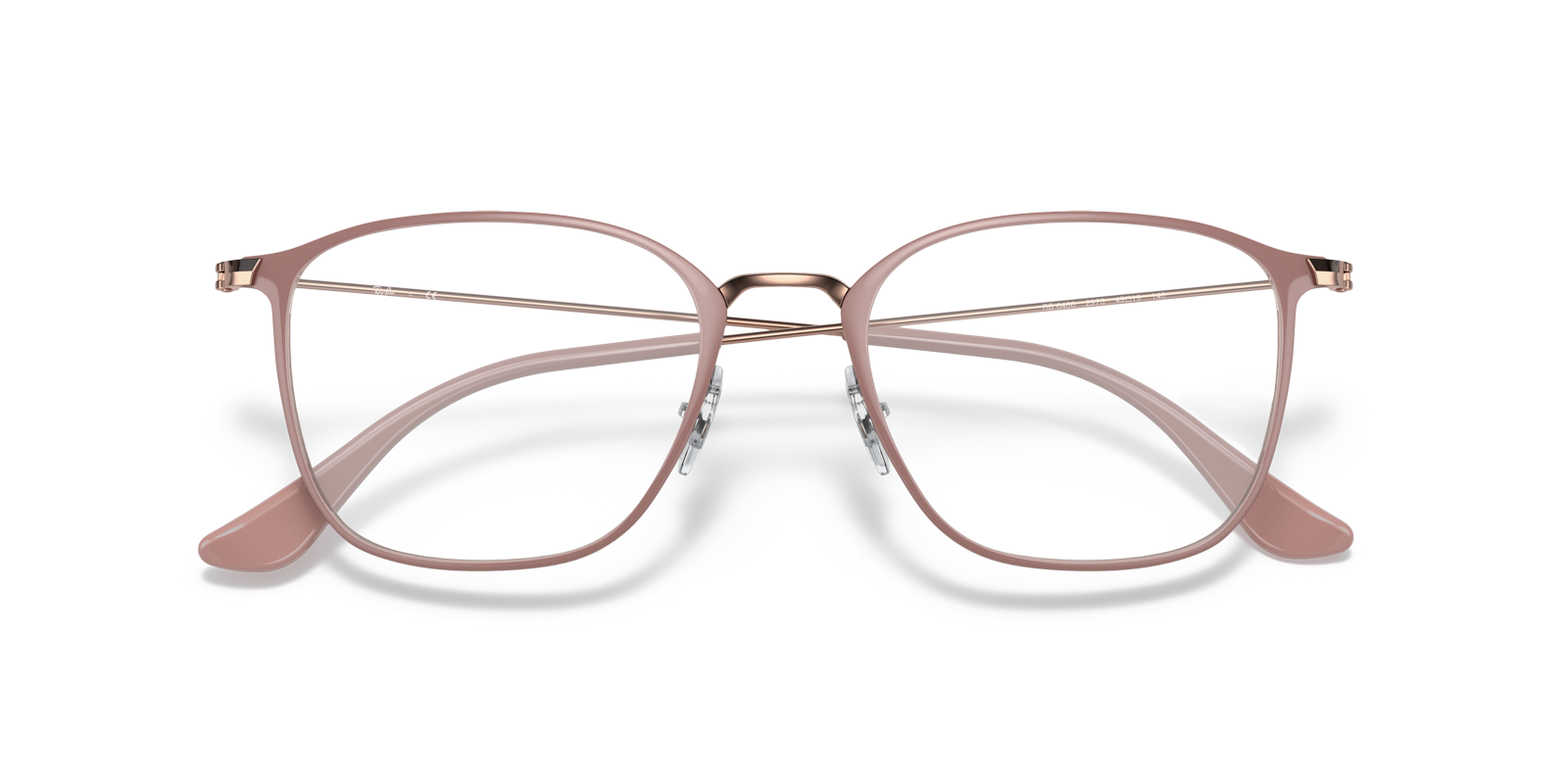 RB6466 Beige On Copper MetalEyeglass Frames for Glasses Direct, Closed View