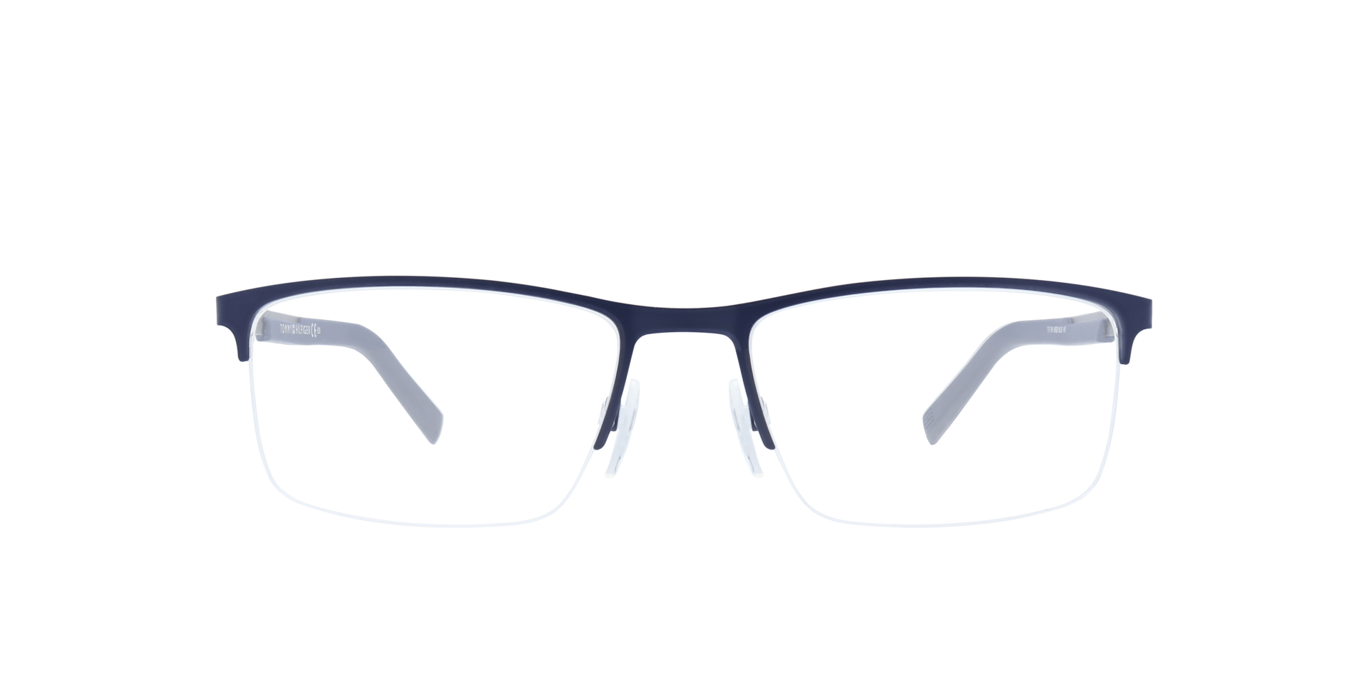 TH 1692 Blue Grey MetalEyeglass Frames for Glasses Direct, Front View