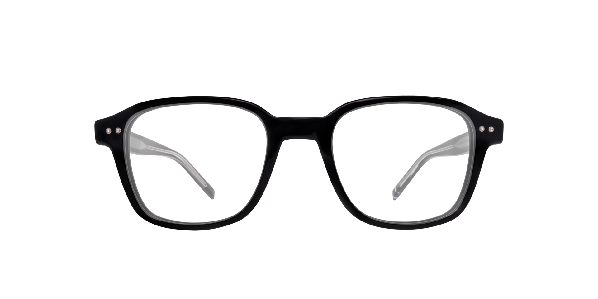 TH 1983 Black AcetateEyeglass Frames for Glasses Direct, Front View