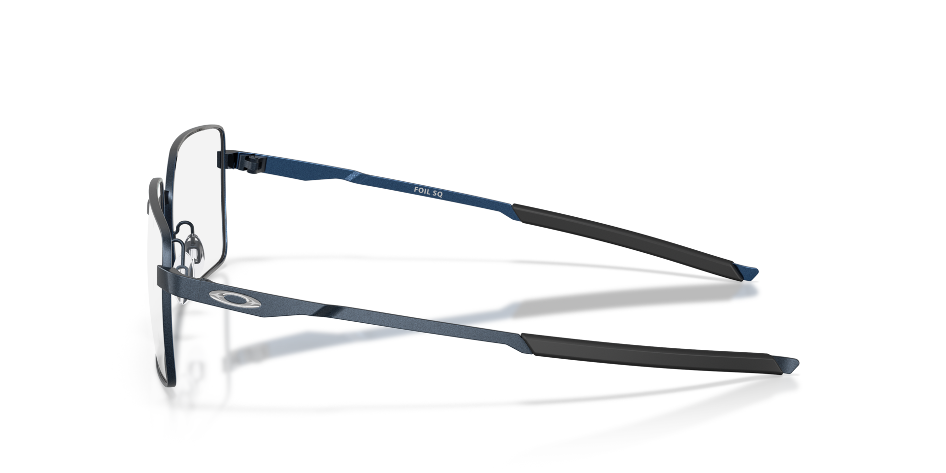 Foil SQ Matte Midnight MetalEyeglass Frames for Glasses Direct, Side View